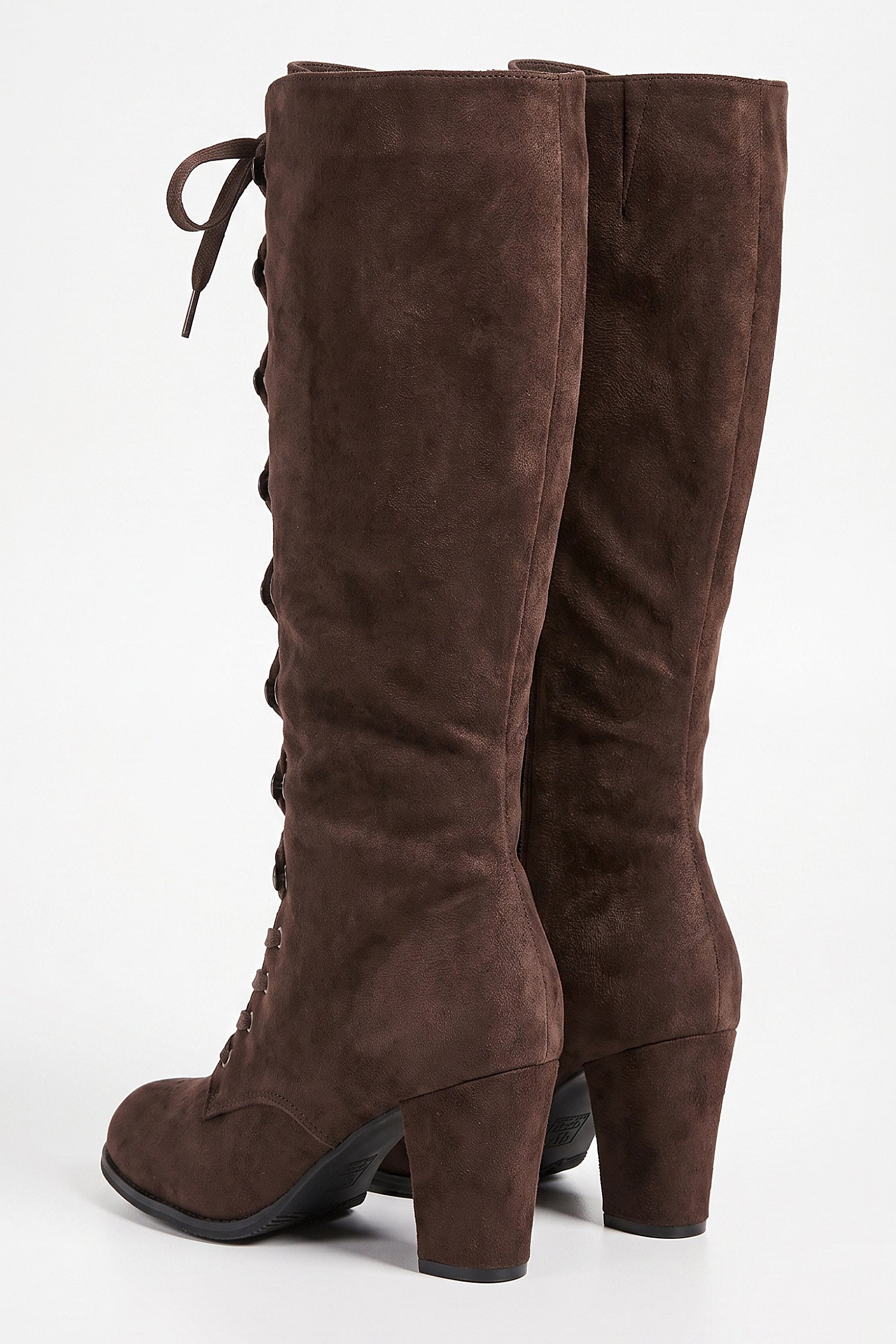Women's Winter Lace Up Suede Warm Knee High Boots