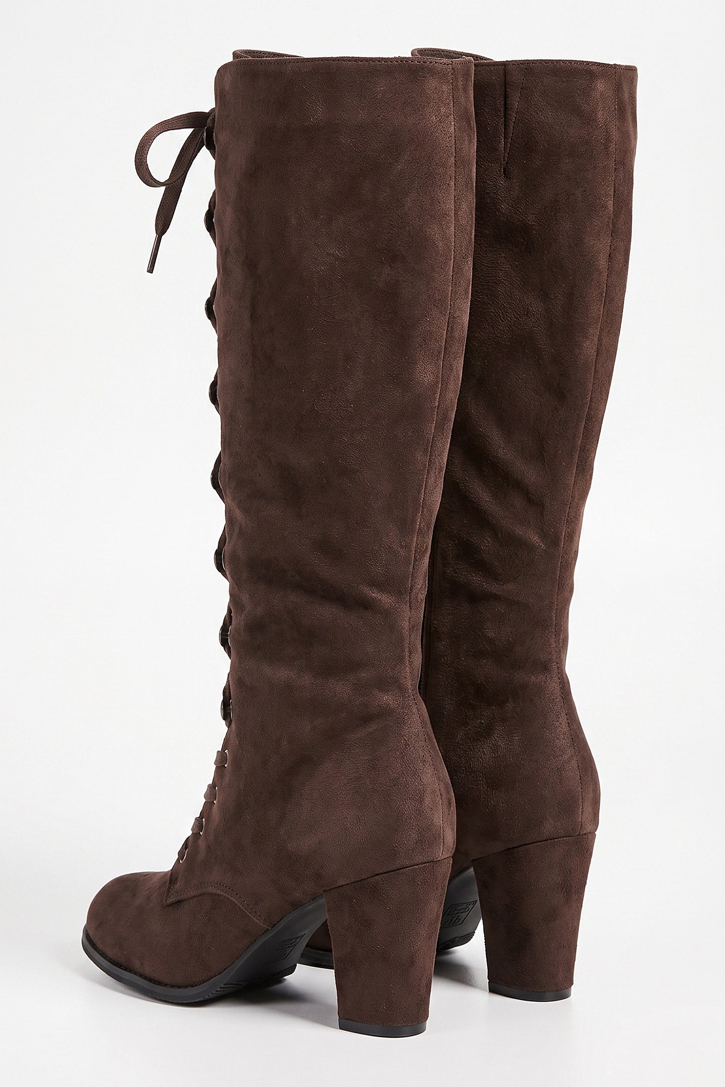 Women's Winter Lace Up Suede Warm Knee High Boots