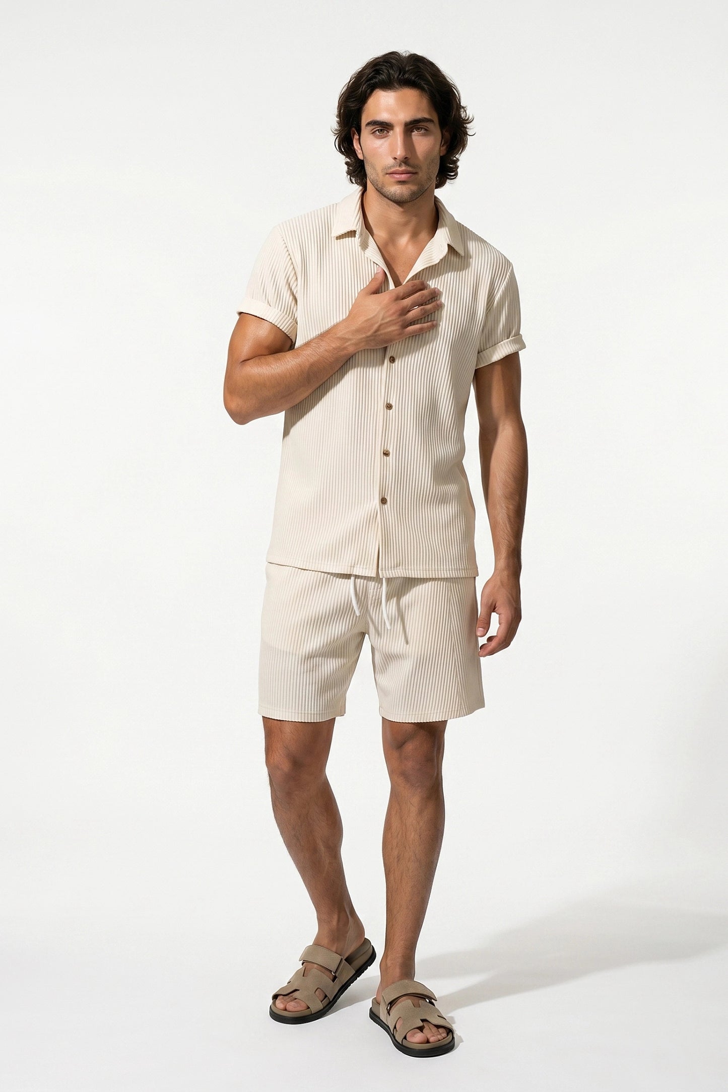 Caurelle | Men’s Shirt and Shorts Set Style Summer Wear