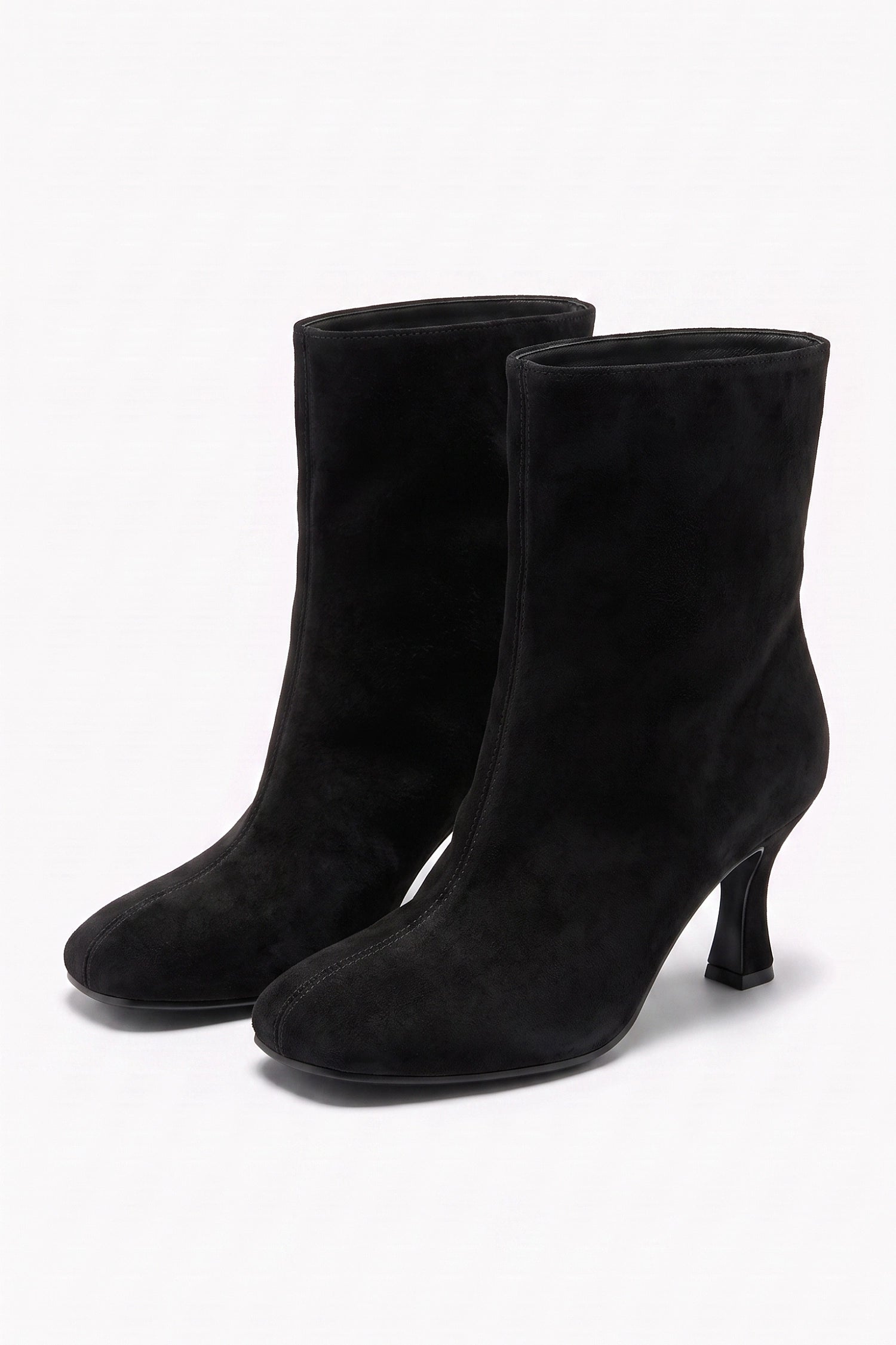 Women's Winter Versatile Slip On Round Toe Suede Ankle Boots