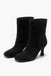 Women's Winter Versatile Slip On Round Toe Suede Ankle Boots