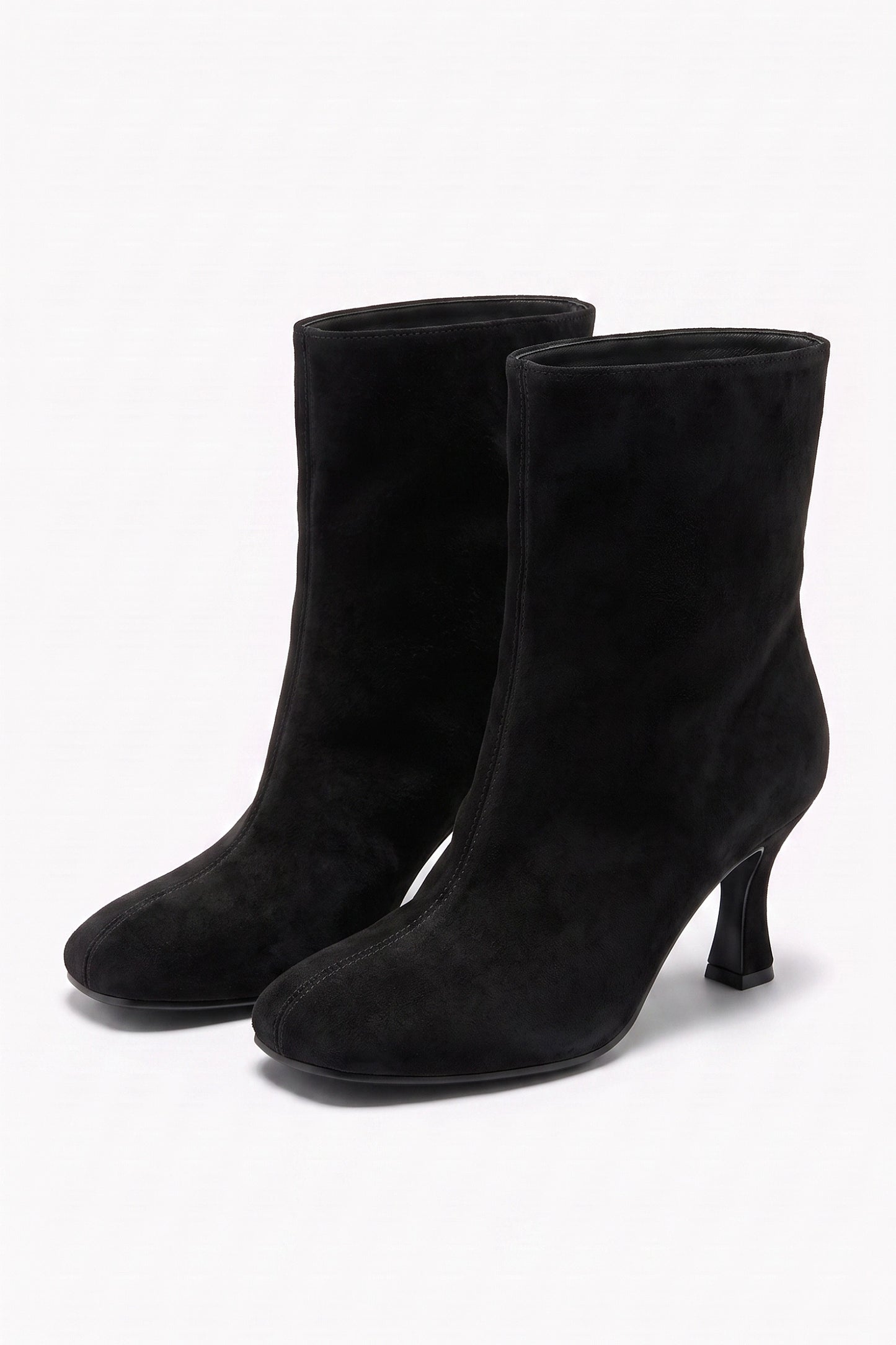 Women's Winter Versatile Slip On Round Toe Suede Ankle Boots