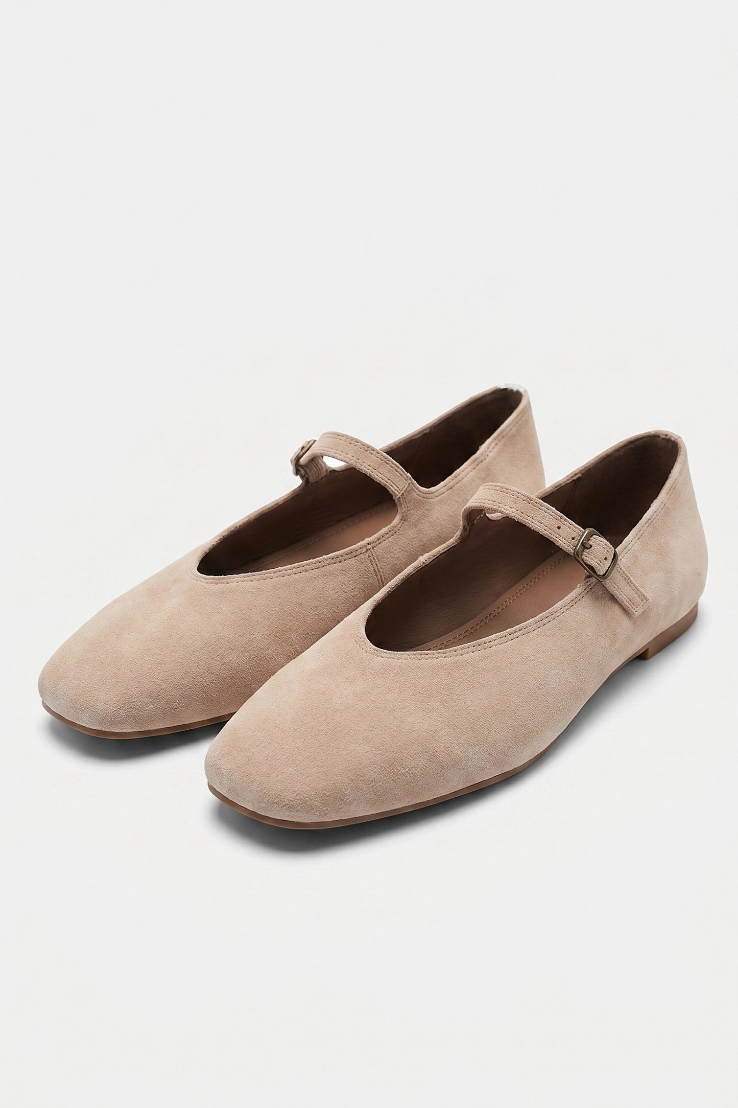 Caurelle | Women’s Mary Jane Flats Soft Leather Look Elegance