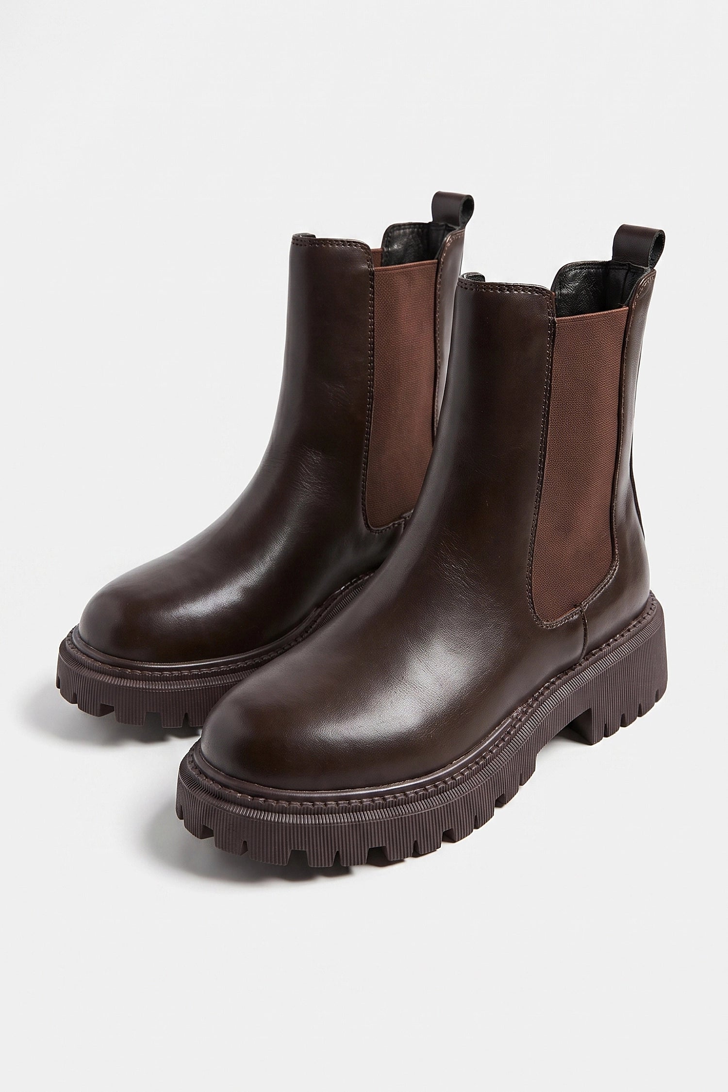 Women's Winter Grip Leather Chelsea Ankle Boots