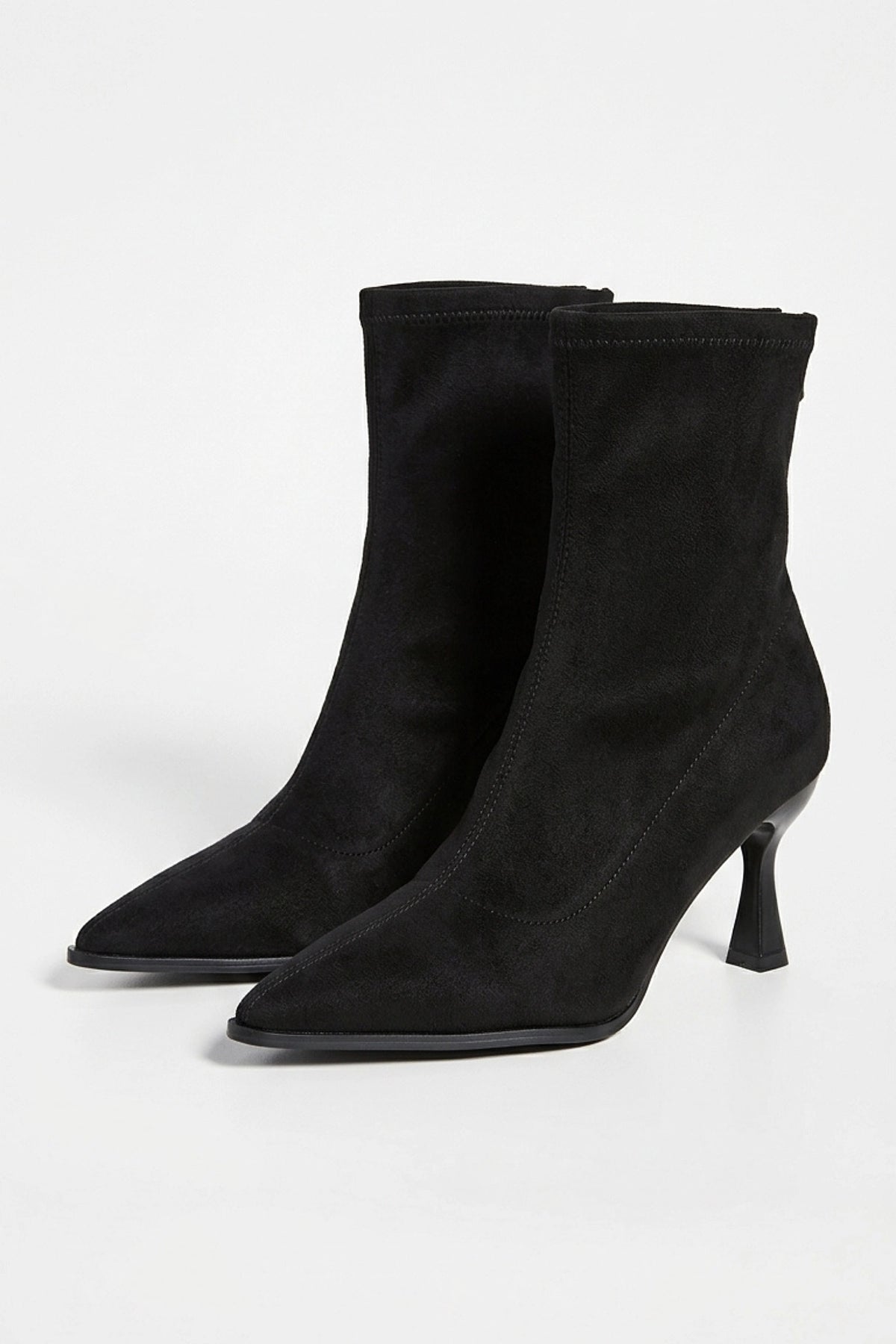Women’s Winter Suede Pointed Toe High Heeled Ankle Boots