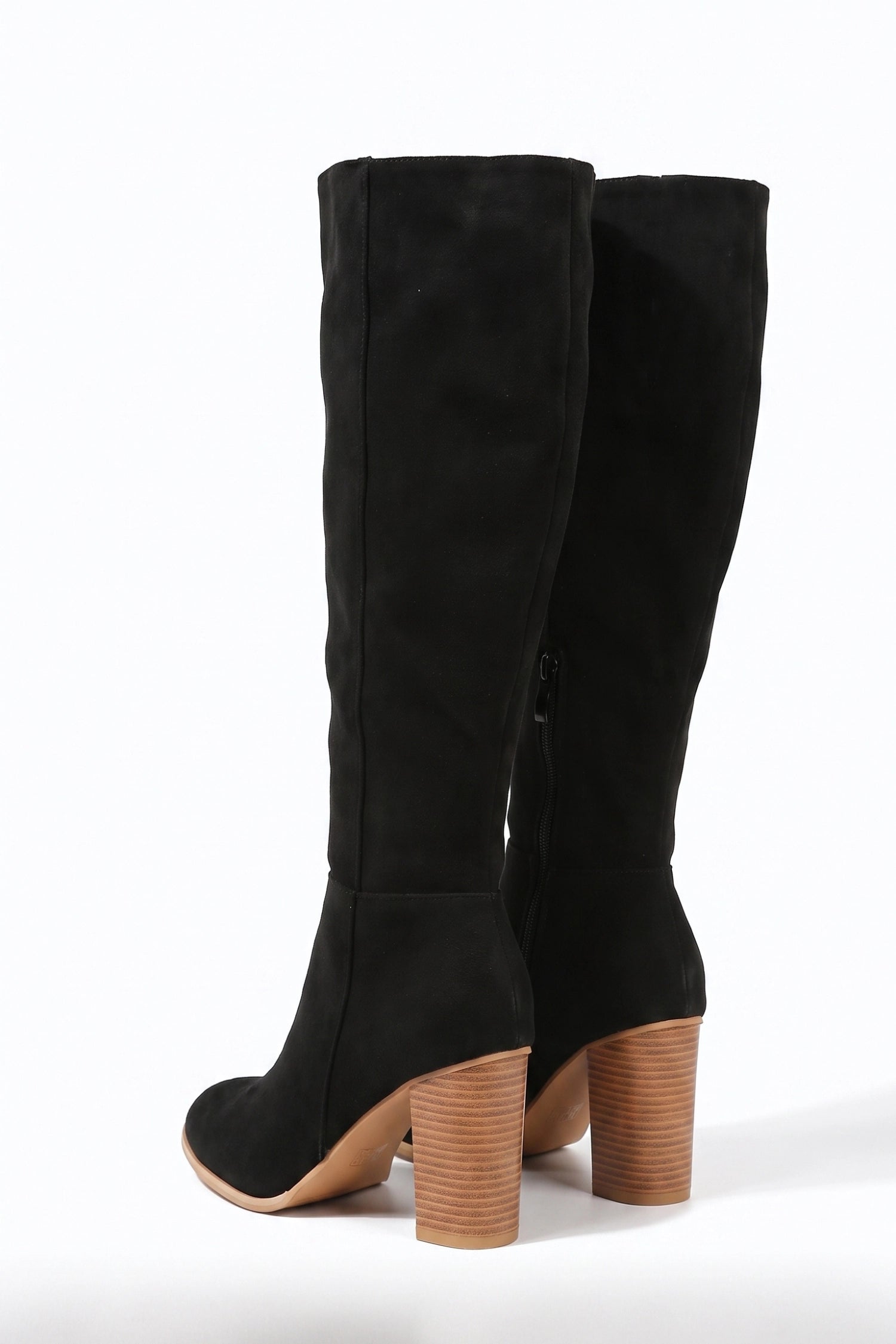 Women's Winter Comfortable Suede Knee High Boots with Side Zip