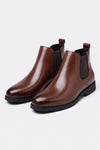 Men's Easy Wear Chelsea Boots with Low Block Heel