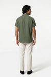 Caurelle | Men’s Shirt and Trousers Set Linen Look Comfort Summer Outfit