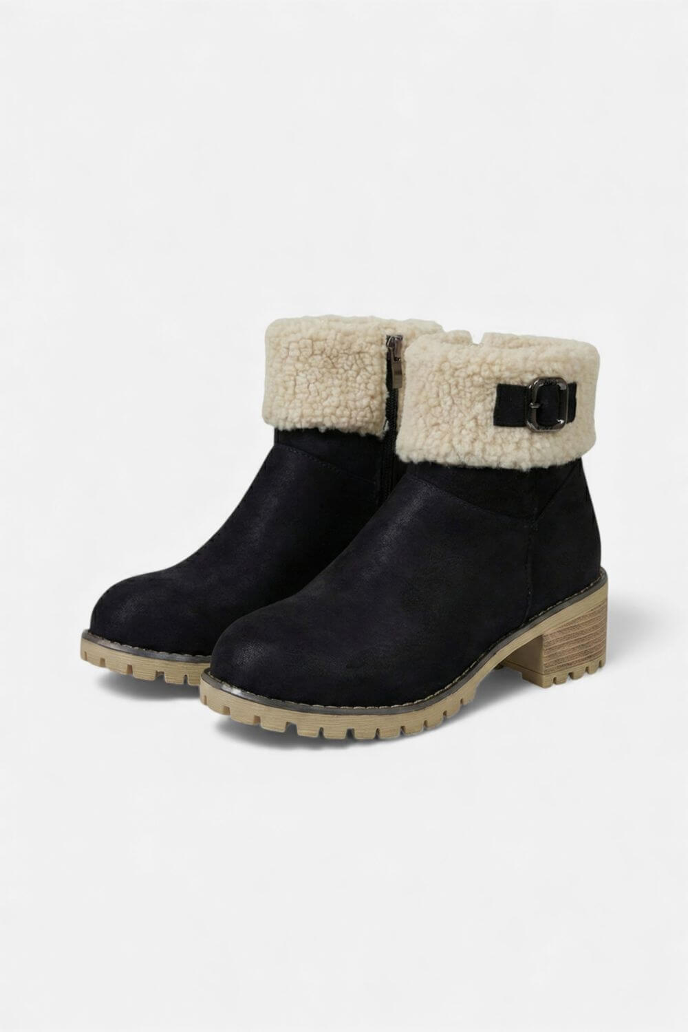 Caurelle | Women’s Shearling-Cuff Ankle Boots