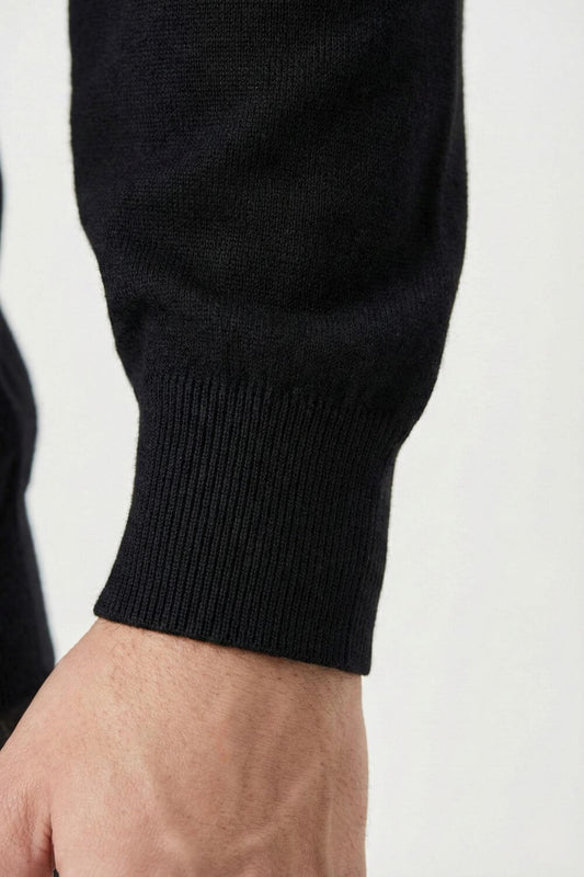 Caurelle | Men’s Long Sleeve Knitted Polo Jumper