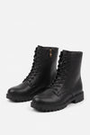 Women’s Winter Easy Wear Lace Up Ankle Boots with Side Zip