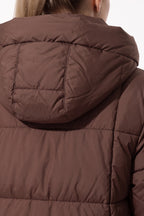 Women’s Winter Warm Longline Puffer Coat with Hood