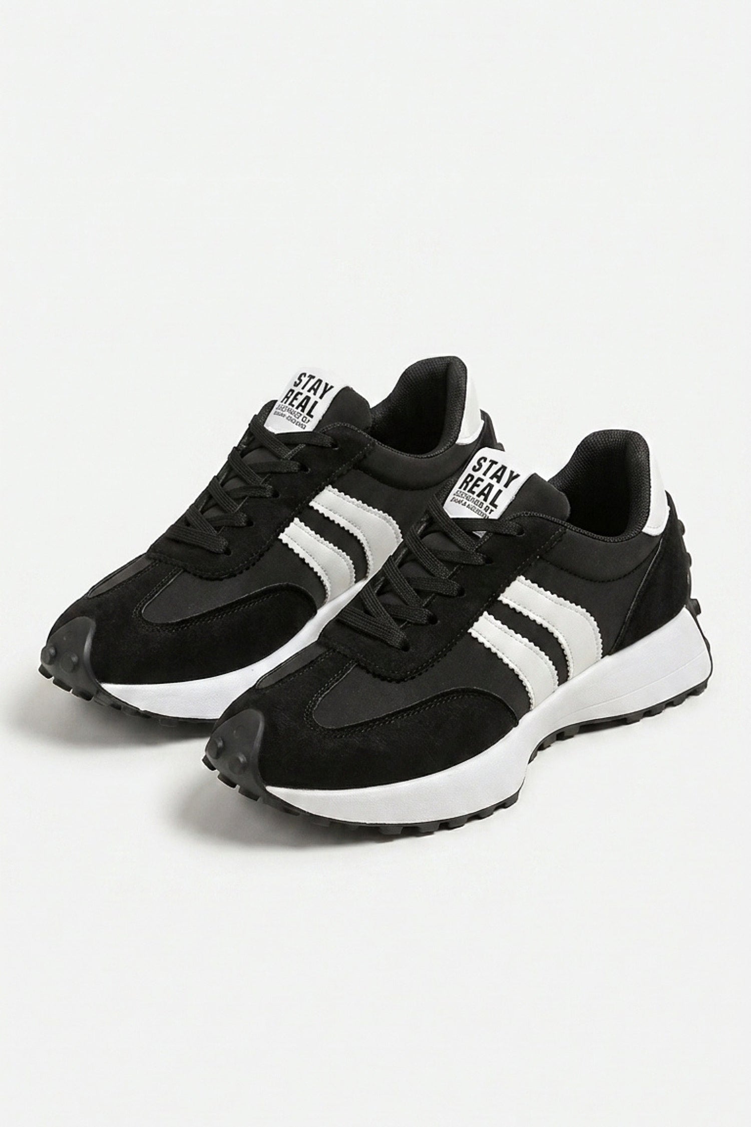 Women’s Casual Platform Retro Suede Trainers