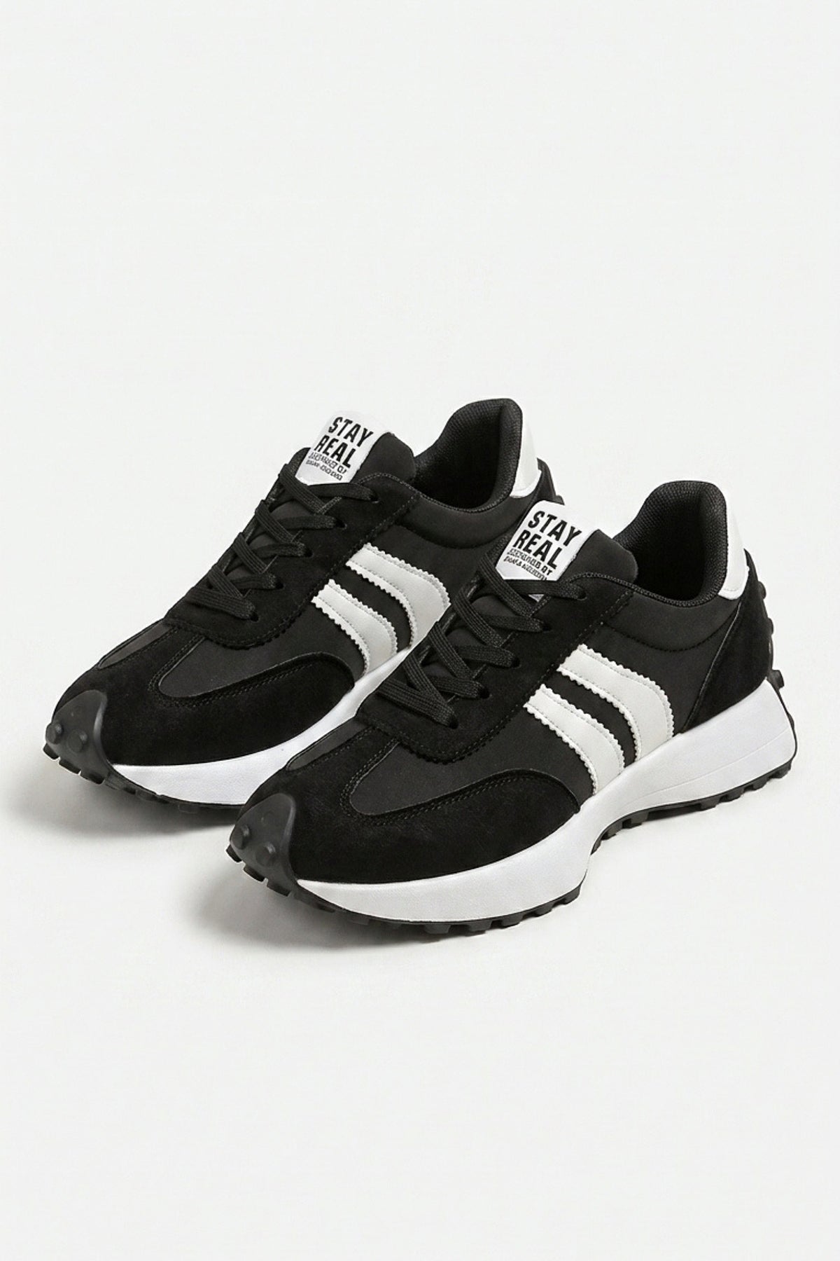 Women’s Casual Platform Retro Suede Trainers