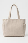 Women's Spacious Corduroy Tote Shoulder Bag