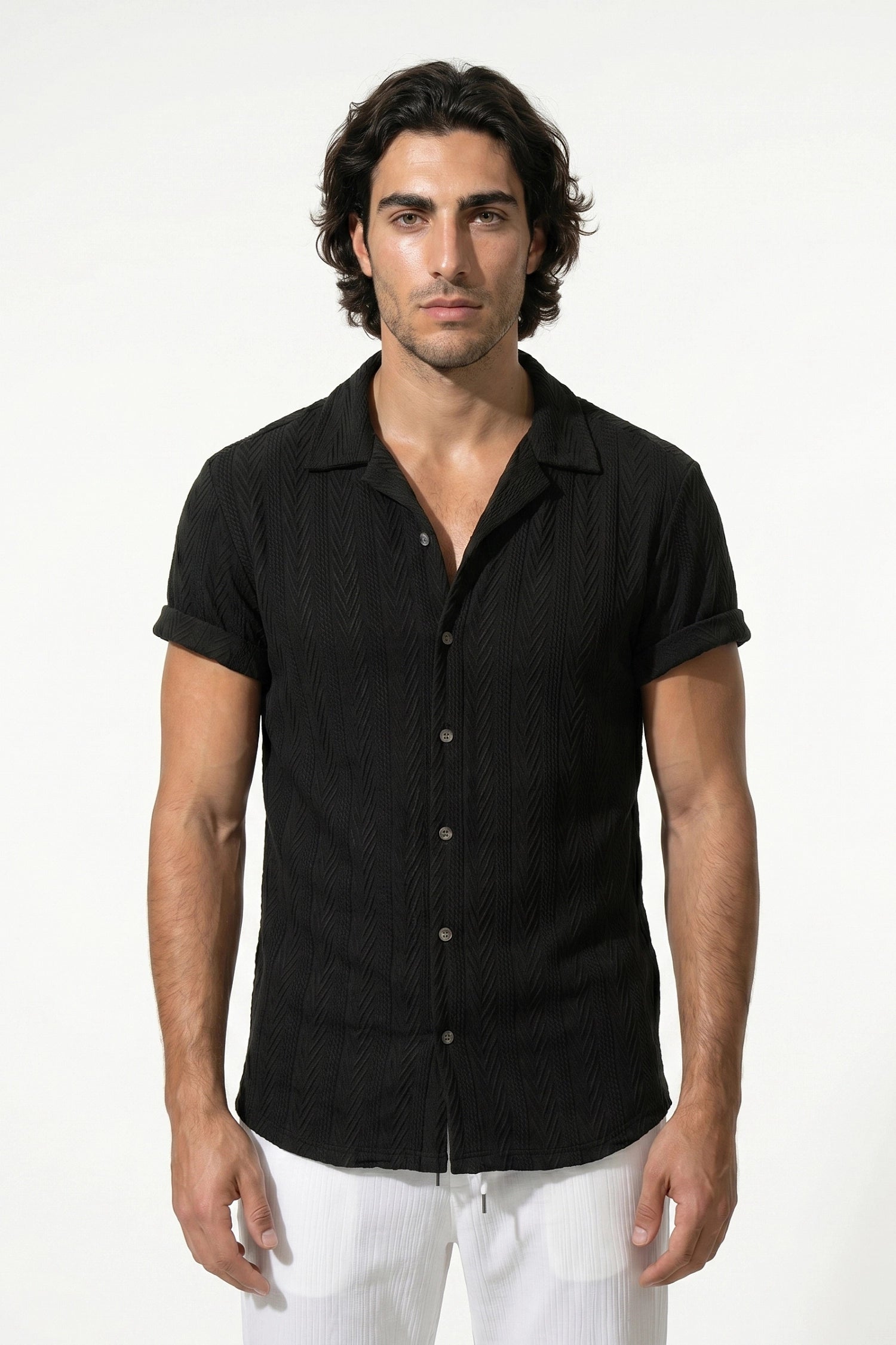 Caurelle | Men’s Linen Shirt and Trousers Set Relaxed Summer Elegance