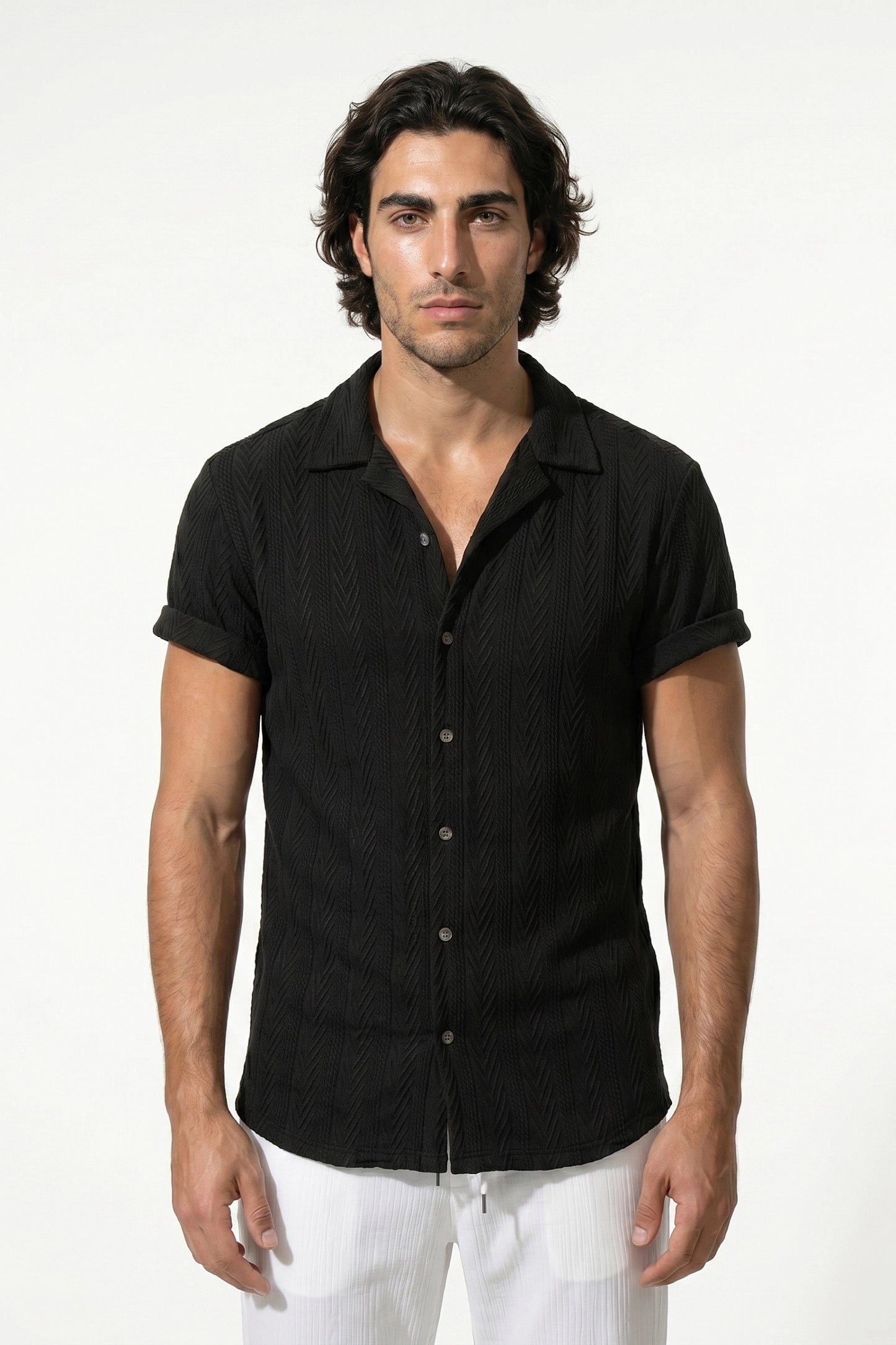 Caurelle | Men’s Linen Shirt and Trousers Set Relaxed Summer Elegance