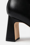 Women's Winter Square Toe Leather Ankle Boots