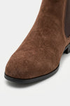 Men’s Winter Easy Wear Suede Chelsea Boots Low Heel