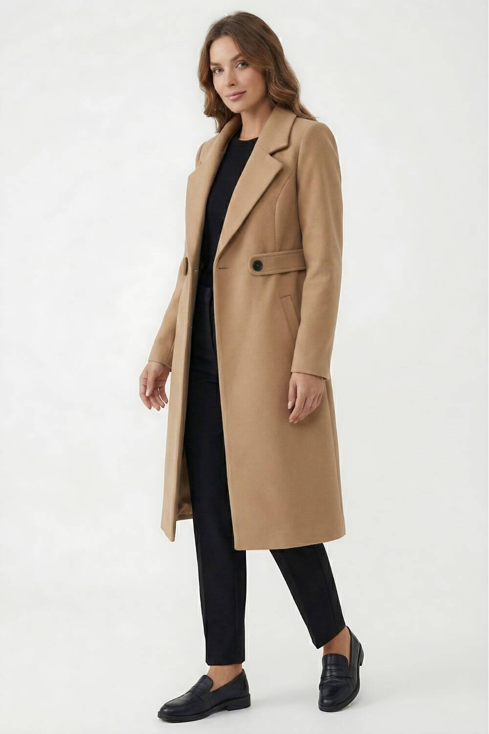 Caurelle | Women’s Long Coat - Elegant Outerwear Warmth