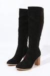 Women's Winter Comfortable Suede Knee High Boots with Side Zip