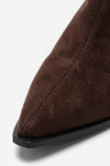 Women's Winter Easy Wear Pointed Toe Stiletto Suede Ankle Boots