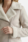 Caurelle | Women’s Faux Fur Suede Teddy Jacket