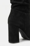 Women’s Winter Suede Slouch Block Heel Knee High Boots