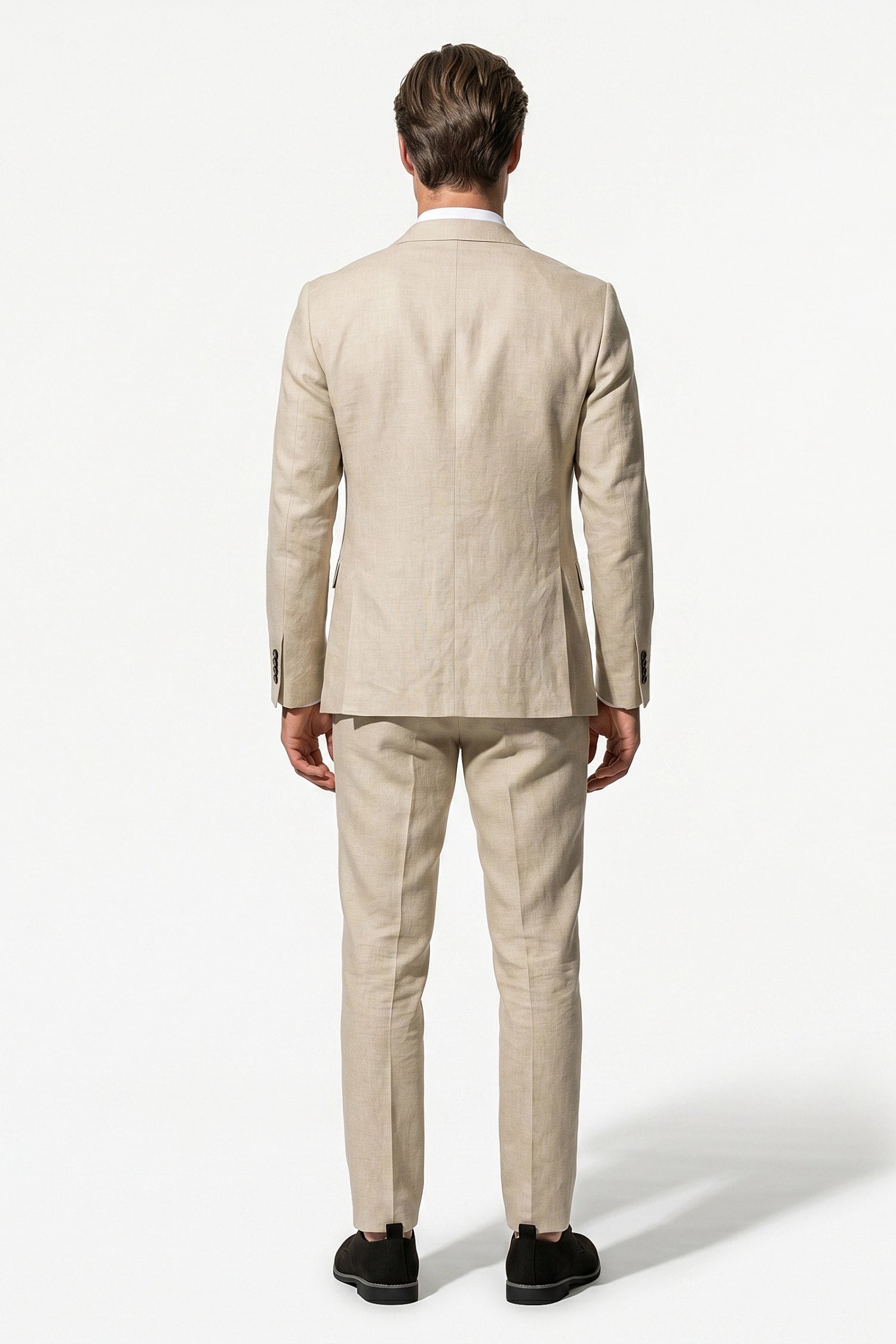 Caurelle | Men’s Linen Style Suit Classic Casual Elegance