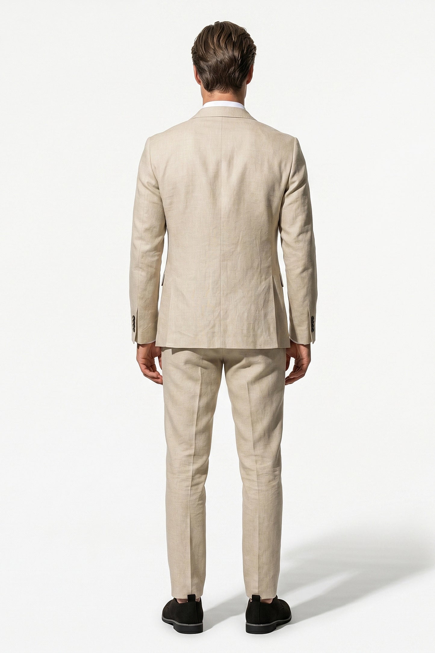 Caurelle | Men’s Linen Style Suit Classic Casual Elegance