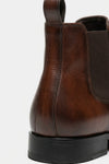 Men’s Easy Wear Leather Chelsea Boots with Low Heel