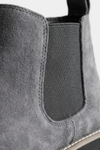 Men's Comfortable Suede Chelsea Ankle Boots with Low Heel