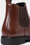 Men's Easy Wear Chelsea Boots with Low Block Heel