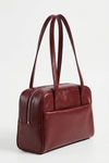 Women's Spacious Leather Shoulder Bag with Double Handle