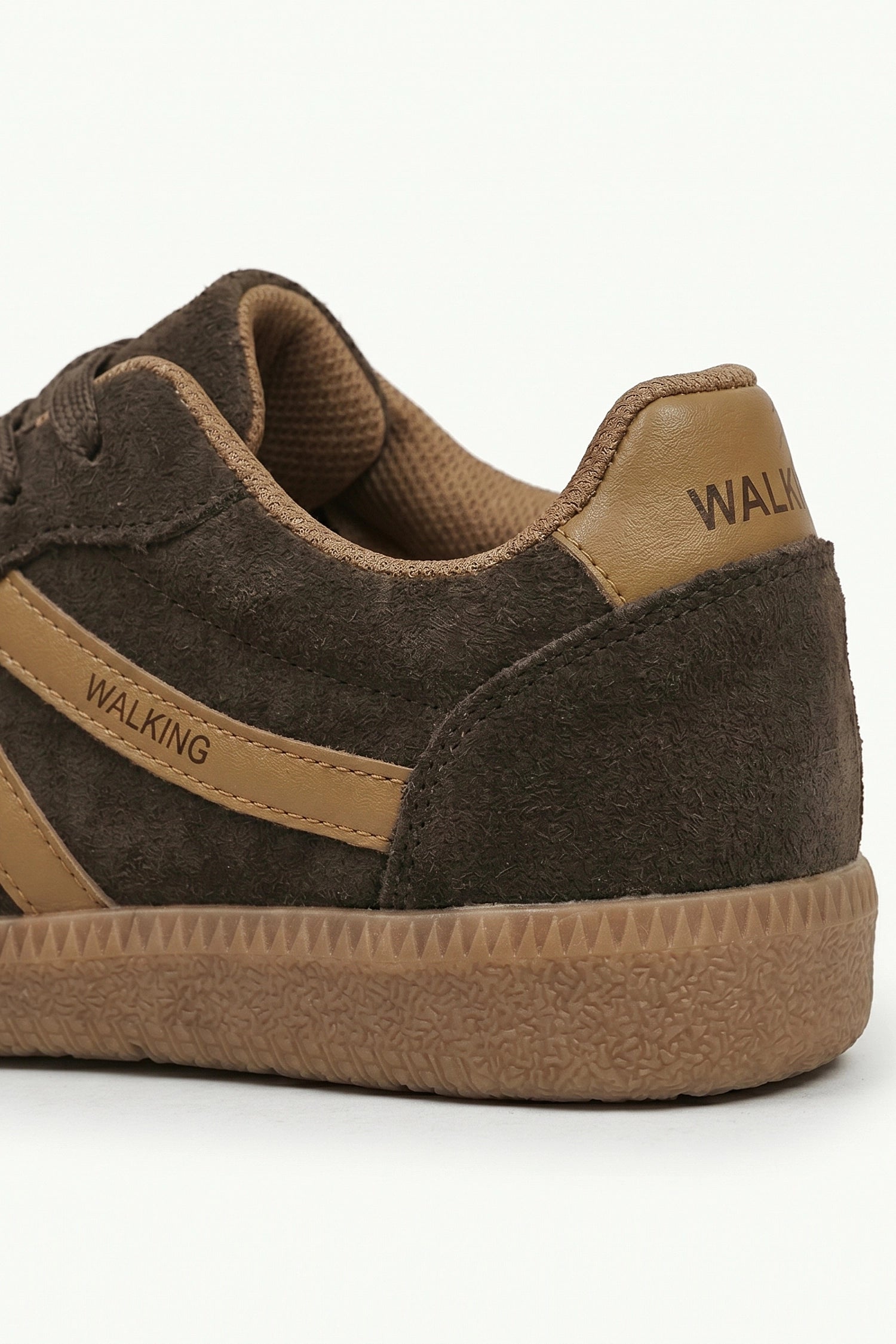 Women's Retro Gum Sole Trainers Lace Up