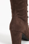 Women's Winter Lace Up Suede Warm Knee High Boots