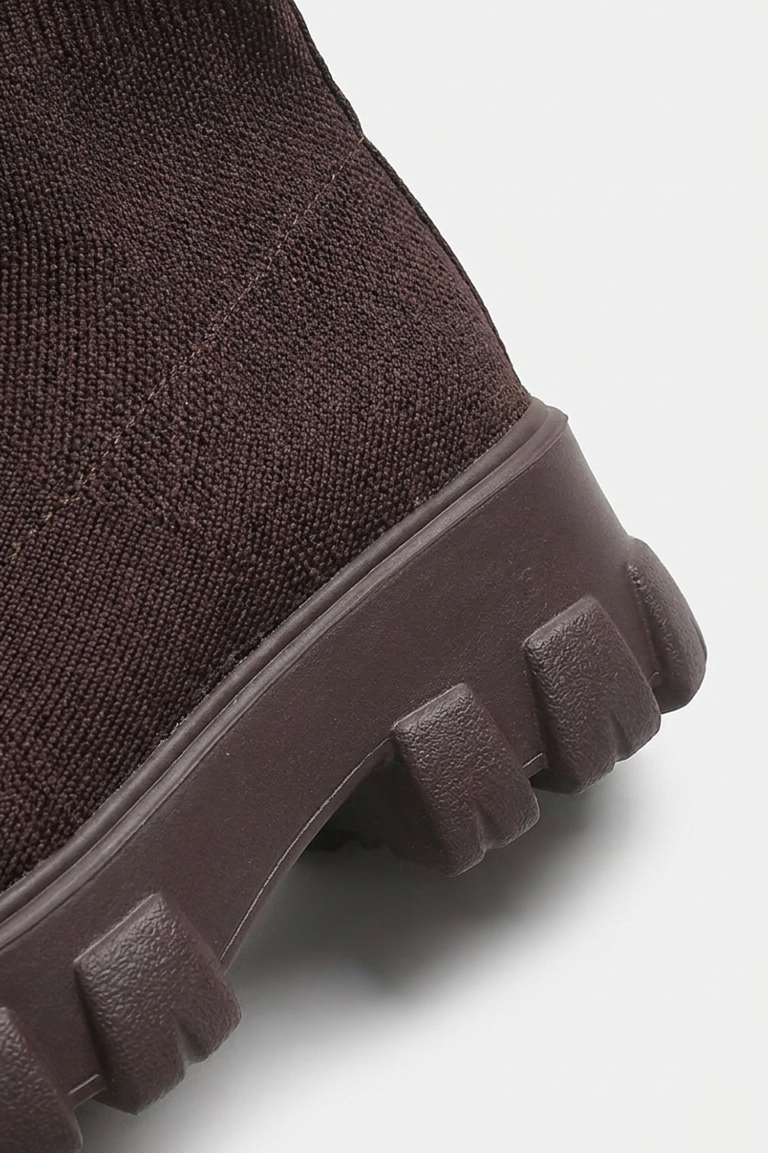 Women's Winter Easy Wear Sock Ankle Boots with Chunky Platform Sole
