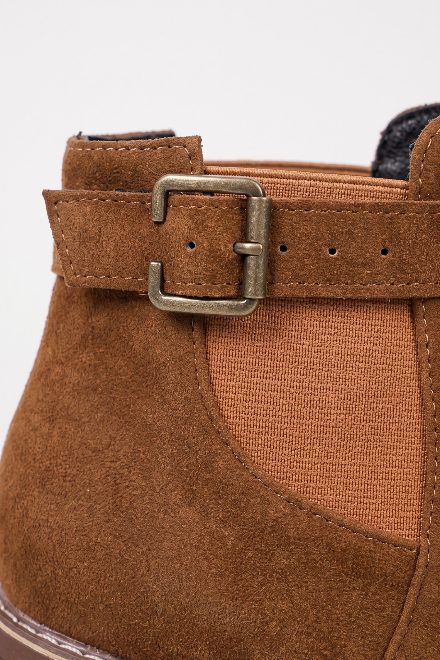 Women’s Winter Versatile Suede Ankle Boots with Buckle Strap