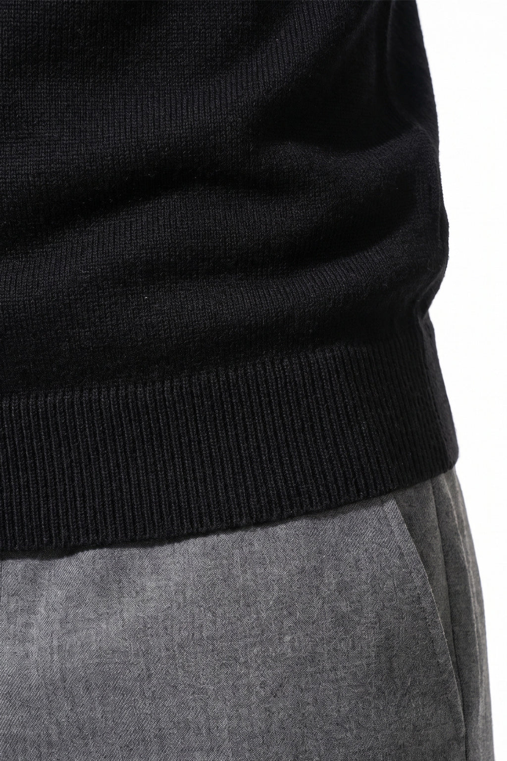 Men's Winter Comfortable Fine Knit Quarter Zip Jumper