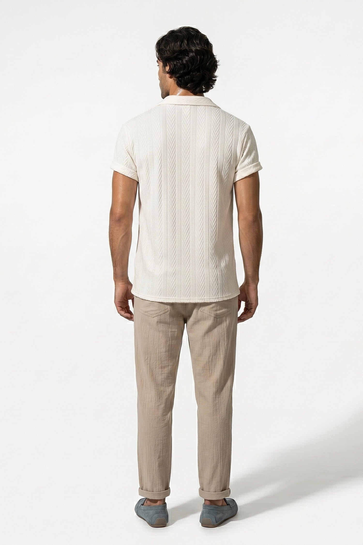Caurelle | Men’s Linen Shirt and Trousers Set Relaxed Summer Elegance