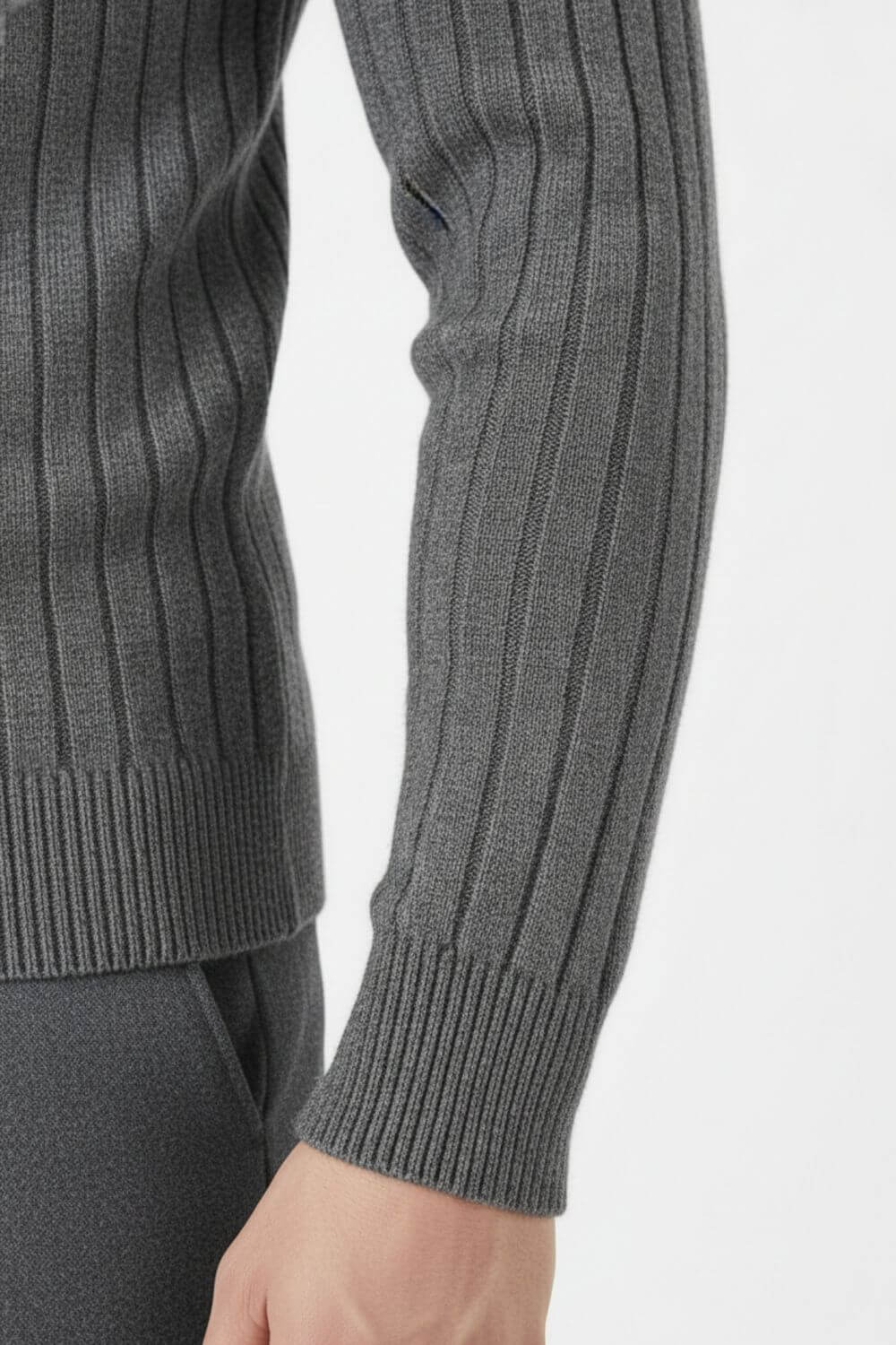 Caurelle | Men’s Ribbed Half-Zip Jumper