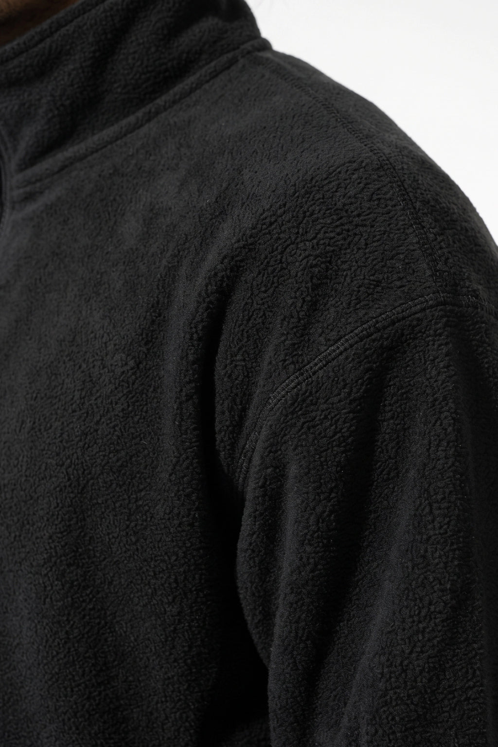 Men’s Winter Warm Fleece Cardigan Stand Collar Full Zip