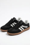 Women's Retro Gum Sole Trainers Lace Up