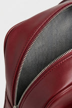 Women's Spacious Leather Shoulder Bag with Double Handle