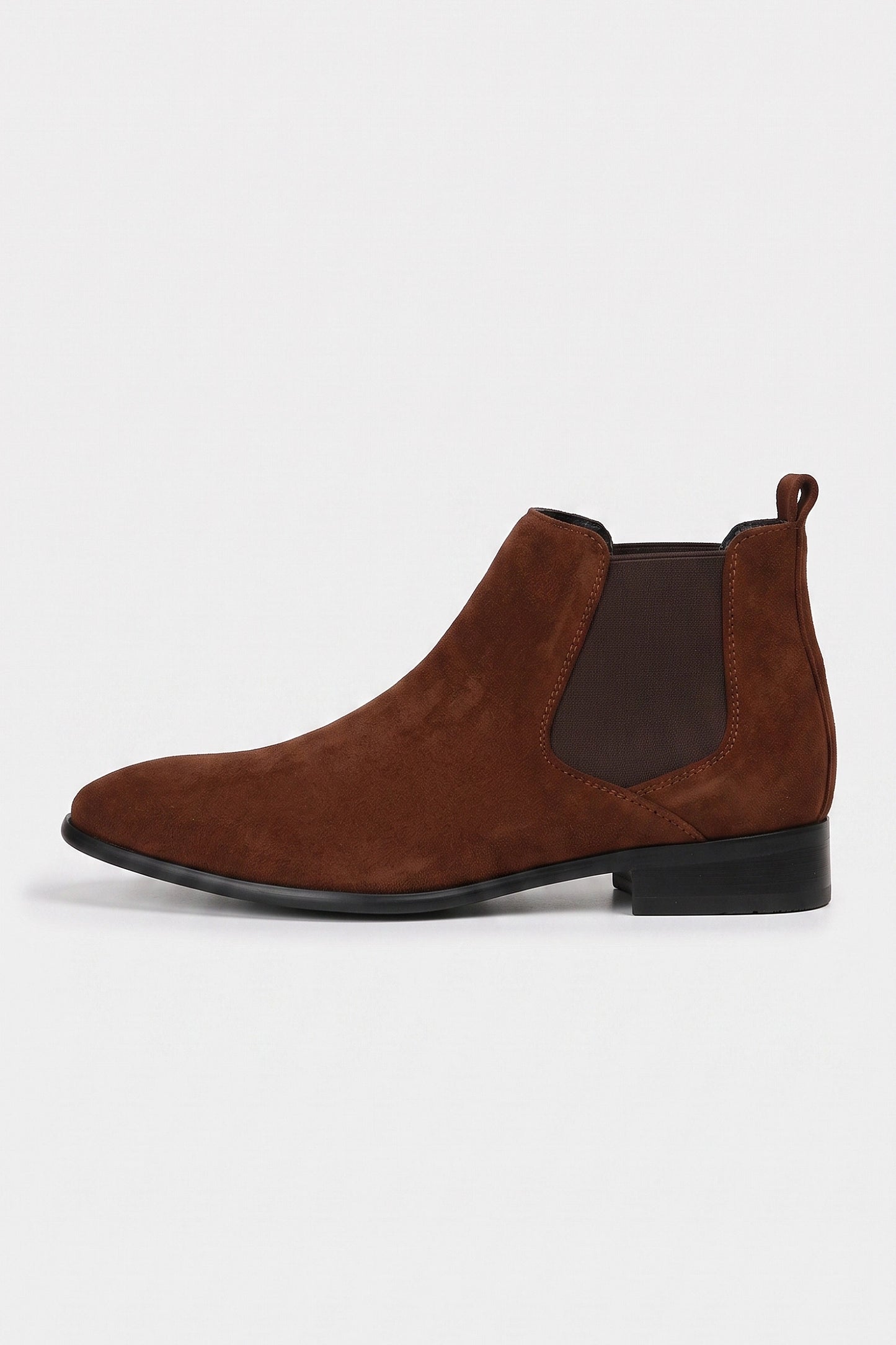 Men's Winter Easy Wear Chelsea Boots with Suede Look