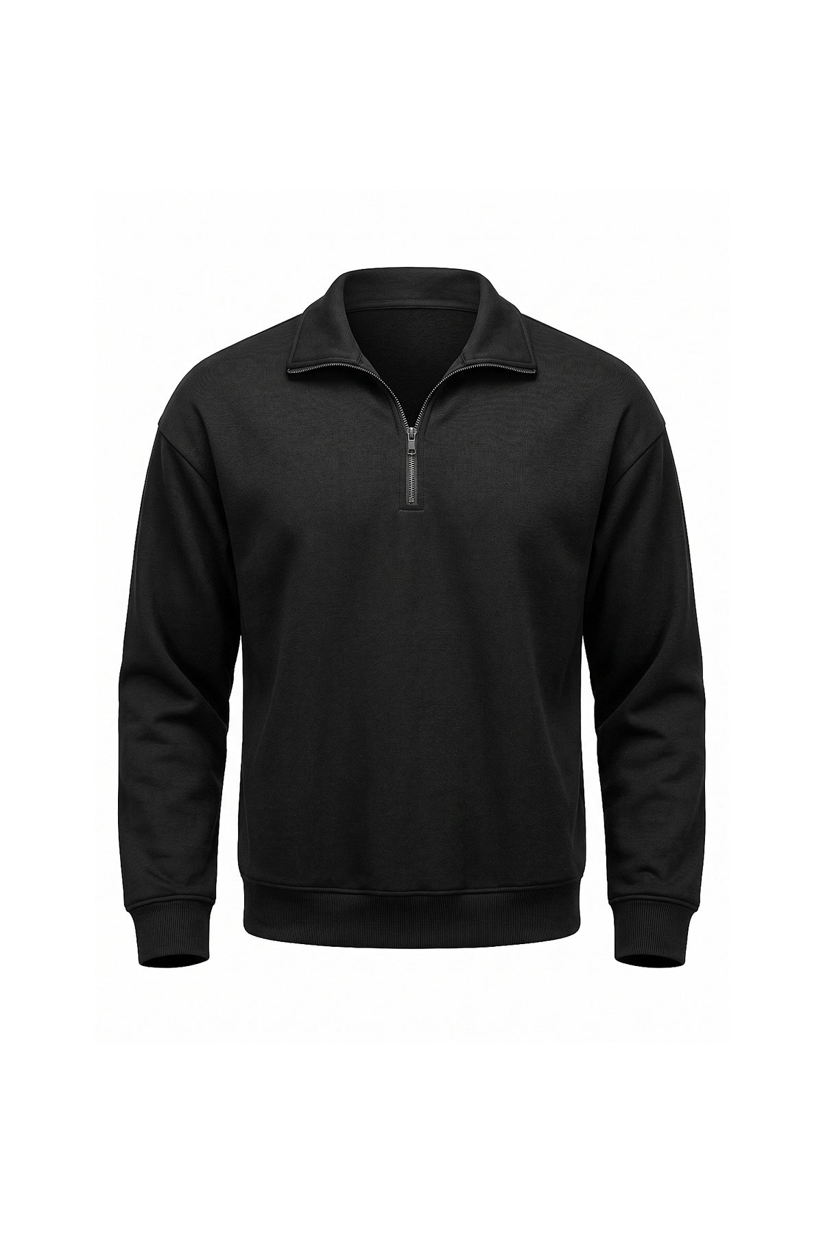 Men's Winter Comfortable Quarter Zip Jumper Relaxed Fit