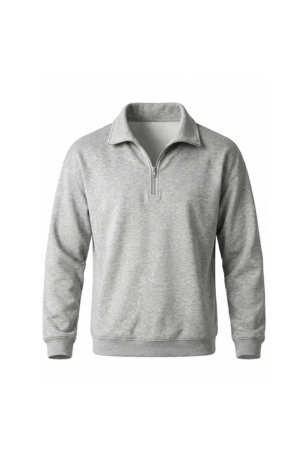 Men's Winter Comfortable Quarter Zip Jumper Relaxed Fit