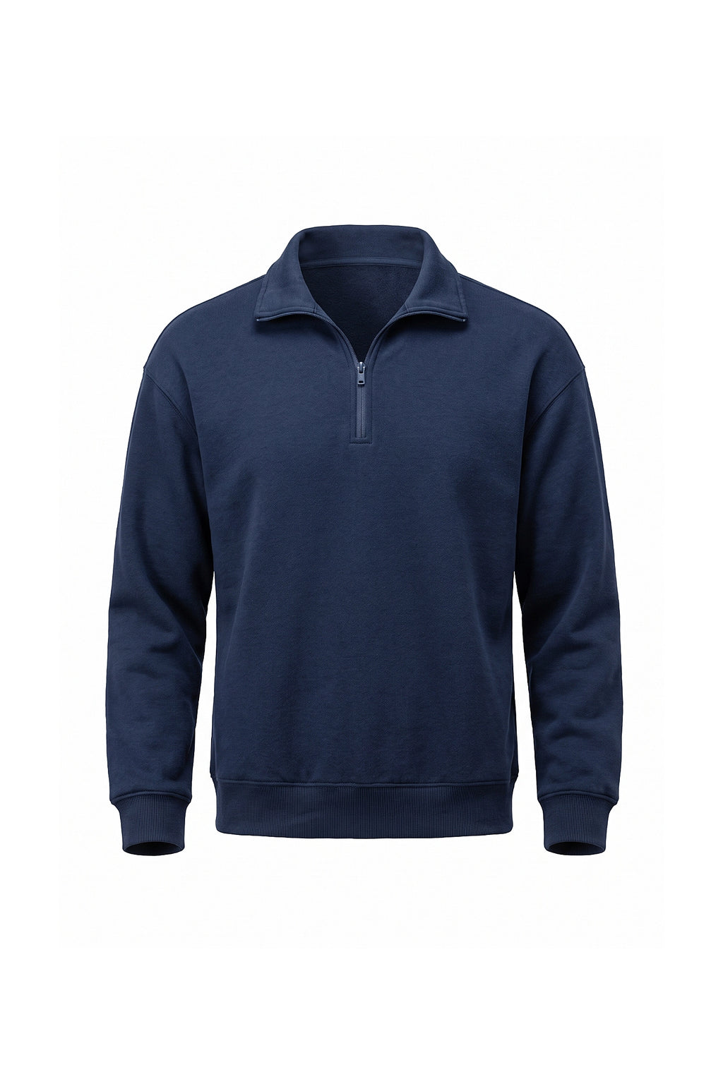 Men's Winter Comfortable Quarter Zip Jumper Relaxed Fit