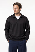 Men's Winter Comfortable Quarter Zip Jumper Relaxed Fit