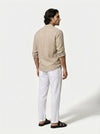 Caurelle | Men’s Linen Style Shirt Lightweight Summer Comfort